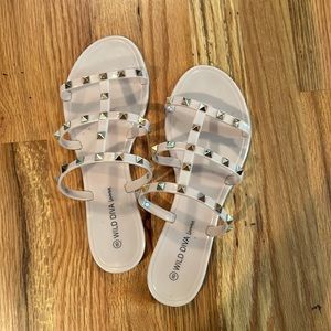 Wild Diva studded sandals